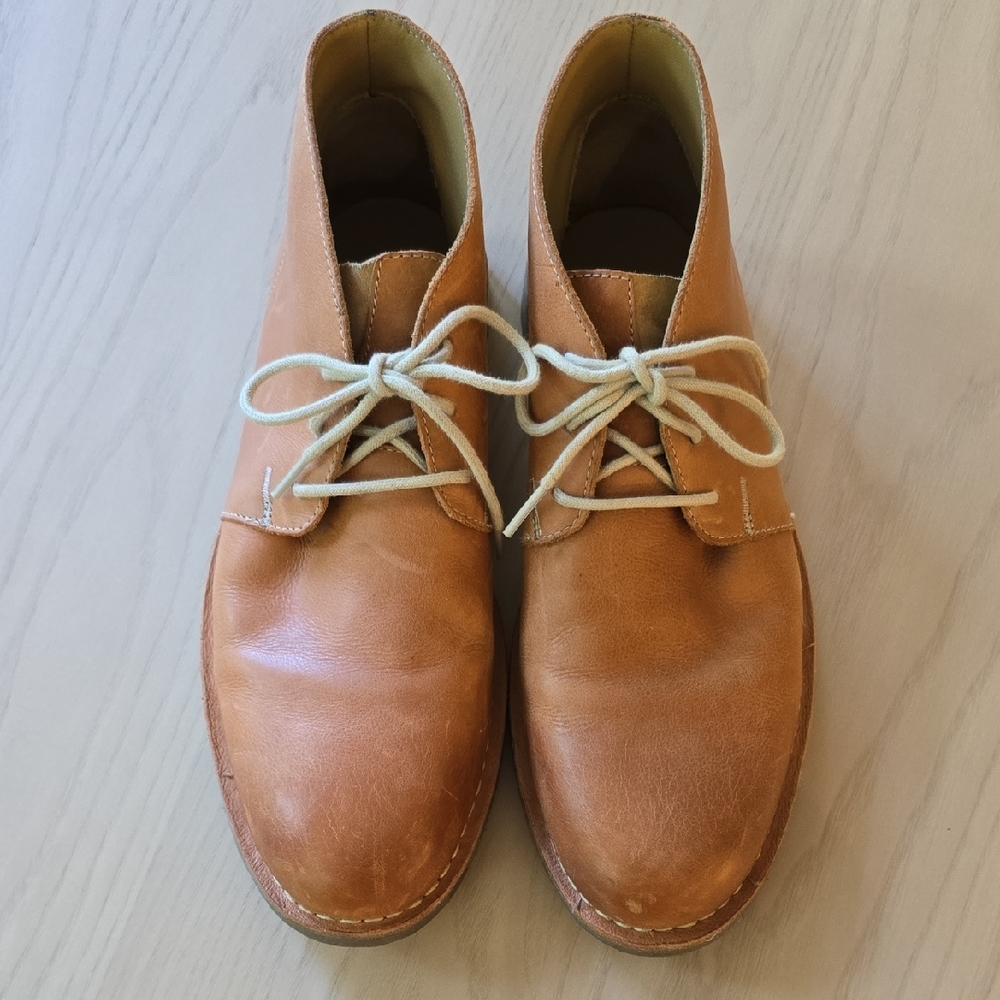 Cole Haan Classic Tan Leather Men's Desert Boot Size 10 Excellent Condition